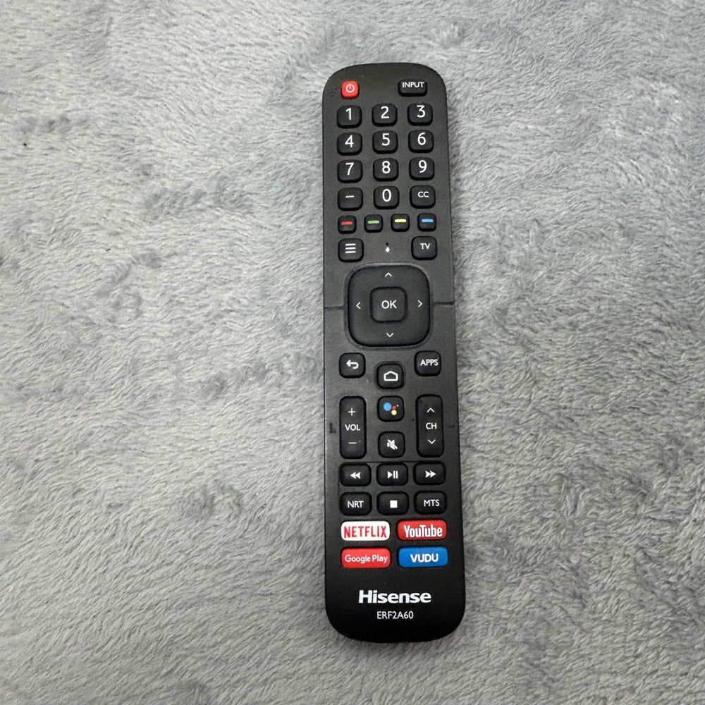 Hisense ERF2A60 Smart TV Remote Control Netflix YouTube Google Play Vudu Tested